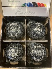 Henselite Tiger 2, Galaxy White, Size 2, Gripped Heavy, set of 4 bowls 