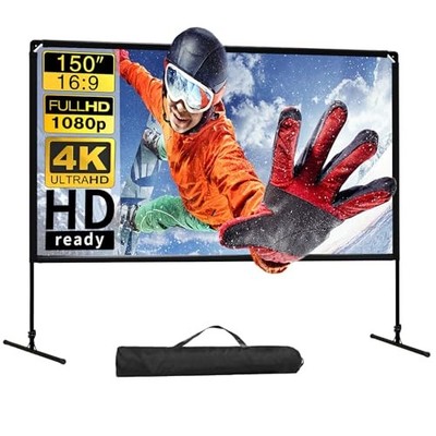 GT GETCO TECH Projector Screen Carry Bag 150 Inch Outdoor Movie Screen Screen