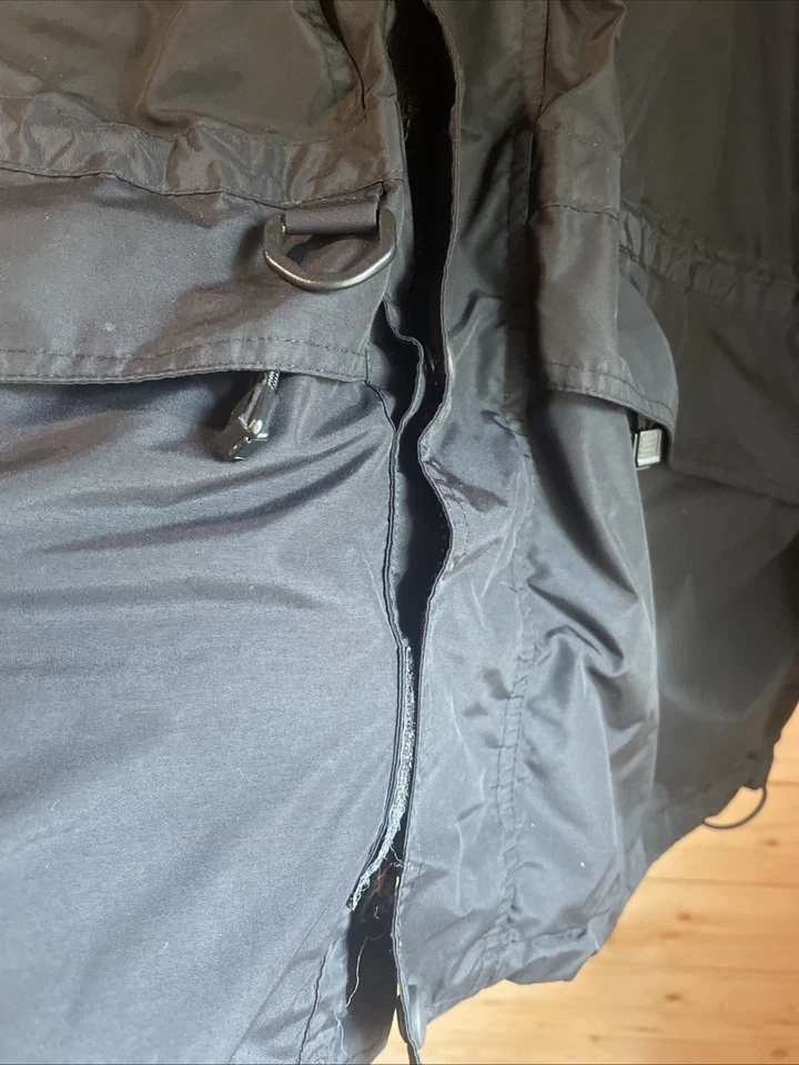 Vintage Google Security Black Jacket Zipper Button Up Excellent Condition Size L - Image 4 of 4