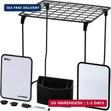 7-Piece Locker Organizer Kit, Includes Locker Shelf, Mirror, Whiteboard, Storage