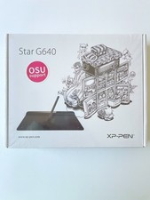Star G640 XP-Pen Drawing Tablet OSU Ultrathin, Battery Free Stylus Retail 40