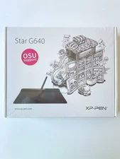 Star G640 XP-Pen Drawing Tablet OSU Ultrathin, Battery Free Stylus Retail $40