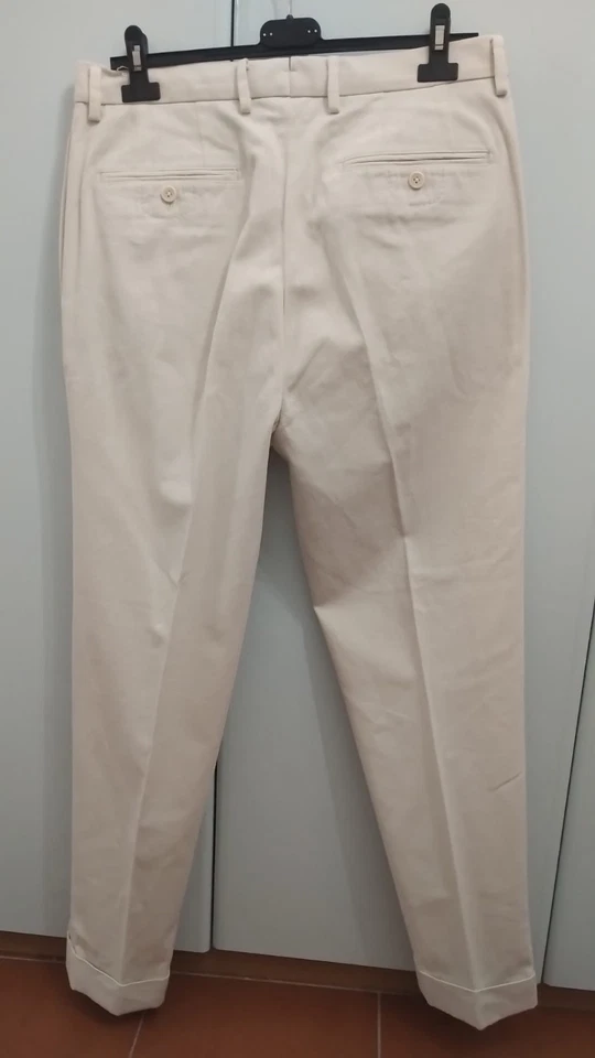 Pantaloni Gutteridge As Cashmere Beige (Panna) Cotone Cashmere Uomo - IT 48 - Immagine 2 di 4