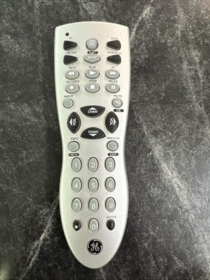 GE RC24914-E Universal Remote Control For 4 Devices TV CBL/SAT DVD VCR/AUX