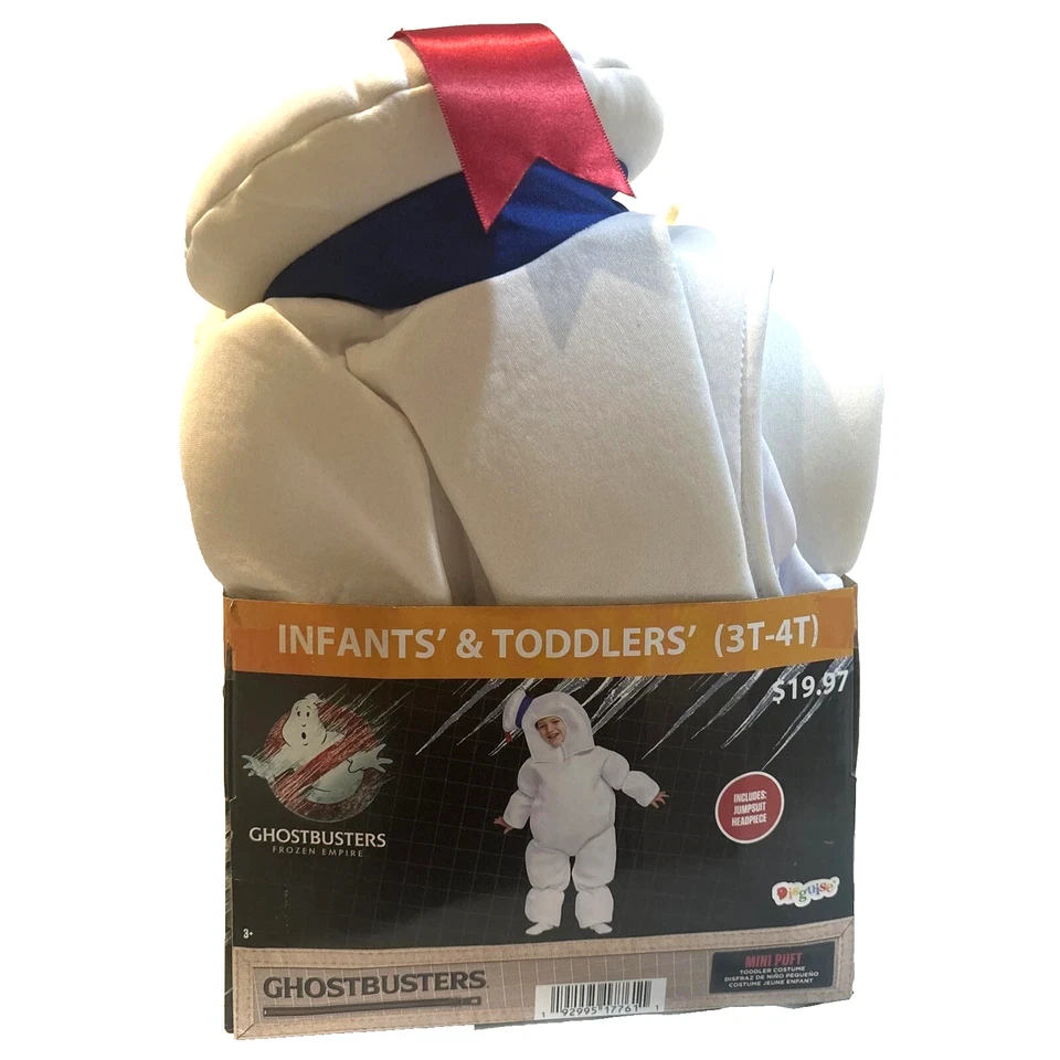 New Costume Stay Puft Marshmallow GhostBusters  infant/ toddler 3T- 4T NWT - Image 3 of 4