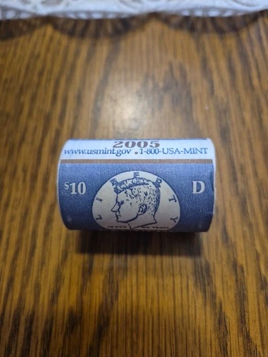Mint Roll BU 2005 D Kennedy Half Dollar 10$ Dollar Roll