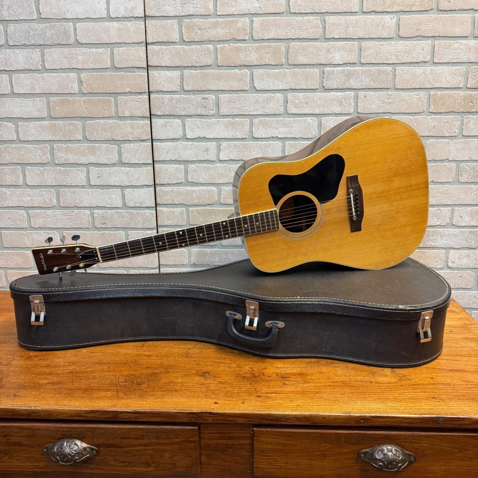 Vintage 1970s Madeira Guild A-30R Acoustic Guitar