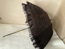 FABULOUS ANTIQUE SILK CARRIAGE PARASOL