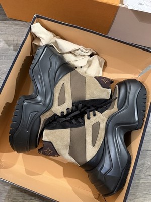 Genuine Louie Vuitton Suede  Boots Size 38.5