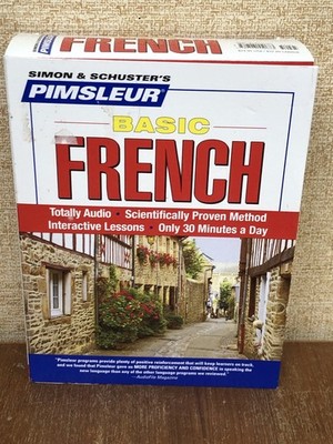 NEW Simon & Schuster's Pimsleur Basic French Language 5 AUDIO CD's w/ case