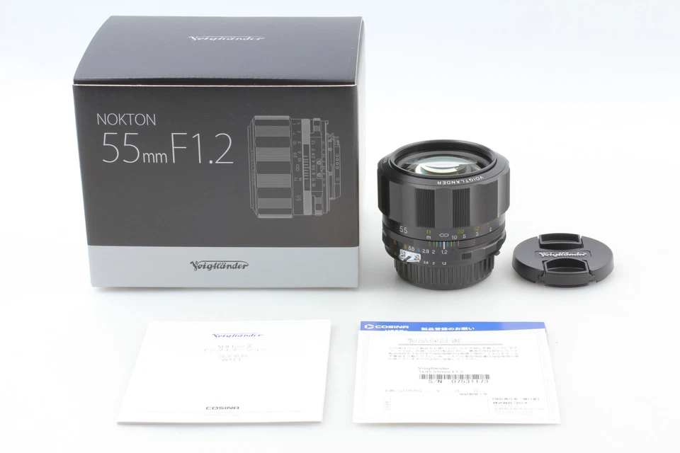 [Unused/ Box] Voigtlander NOKTON 55mm f1.2 SL II SLII S Lens Ai-s Ais From JAPAN - Image 3 of 4