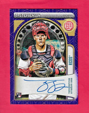 TYLER STEPHENSON 2021 Topps Gypsy Queen RC AUTO INDIGO /150 GQA-TST Cincinn Reds