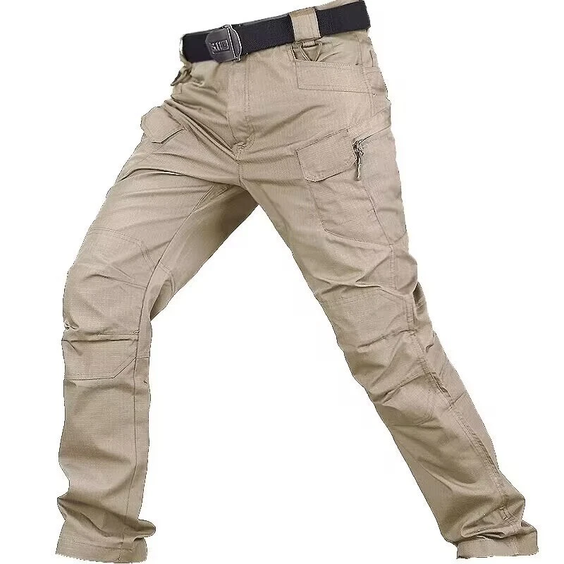 Pantalones de Carga Tácticos Militares para Hombres Senderismo Aire Libre Pantalones de Trabajo Impermeables EE. UU. Foto 3 de 4