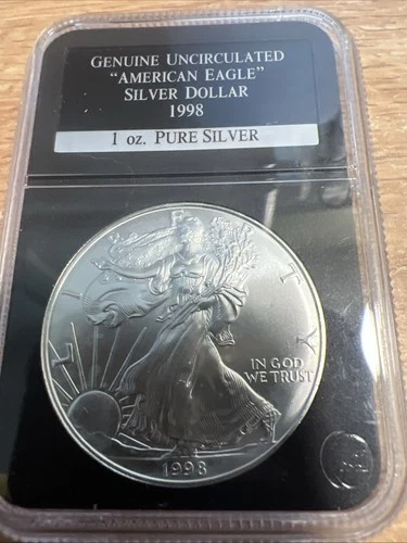 1998 American Silver Eagle 1oz .999 Fine Silver Genuine Uncirculated