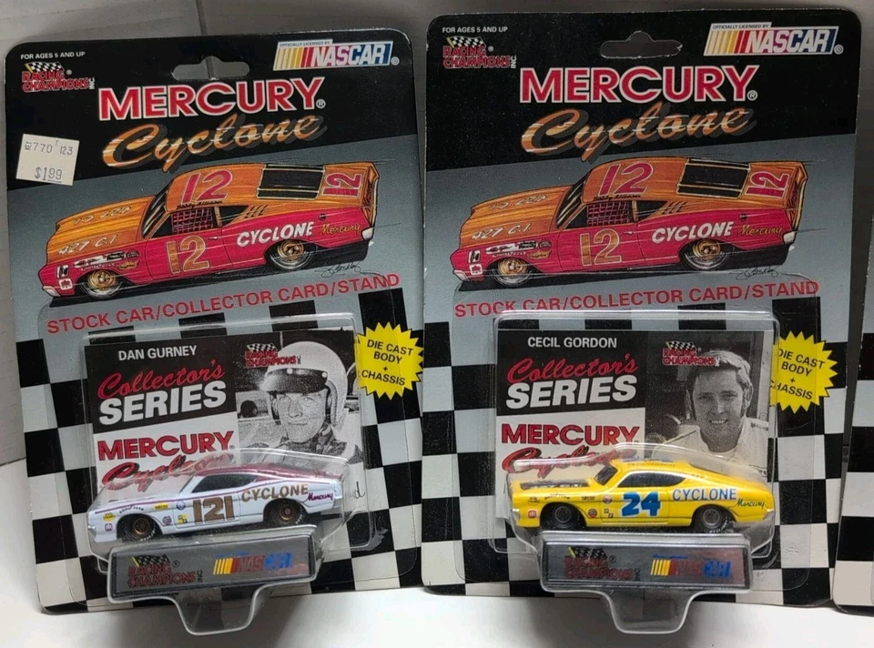 Racing Champions Mercury Cyclone 1993 autos de stock #121,24,48,72 lote de 4 nuevos en caja Foto 2 de 4