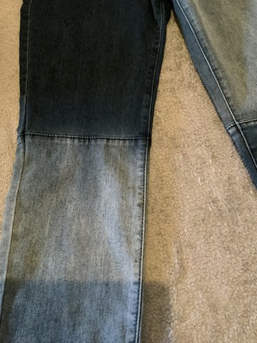 Vintage Blue Shaded Jeans Buttons&Zip Unisex 2XL - Picture 4 of 8
