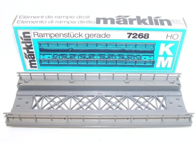 Marklin AC HO 1:87 Railway Layout STRAIGHT RAMP SECTION 180mm M K TRACK ...