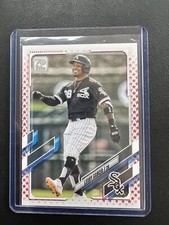 2021 Topps Series 1 Leury Garcia Independence Day Parallel 46/76 #294