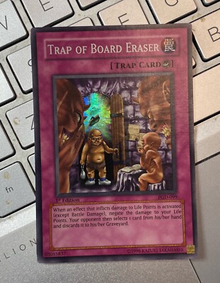 Yugioh Trap of Board Eraser PGD-099 1st edition LP/NM