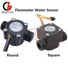 Water Flow Sensor Fluid Flowmeter Sensor Switch Counter G1/2 1-30L/min Meter
