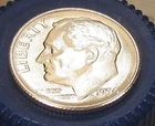 1954 S  Gem Brilliant Uncirculated Dime 90% Silver Blast White Luster #401