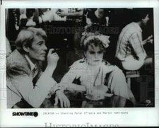 1986 Press Photo Peter O'Toole & Mariel Hemingway in Creator - cvp64604