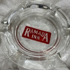 Ramada In Clear Glass Vintage Ashtray  — photo 1