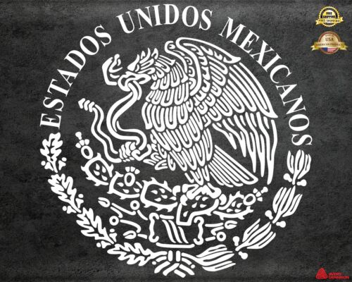 Coat of Arms of Mexico Decal Sticker Mexican Eagle Car Auto Choose your Size - Picture 1 of 12
