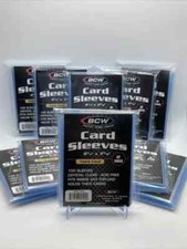 1000 BCW THICK Trading Sport Baseball / Gaming Card Sleeves Soft Bags Acid Free