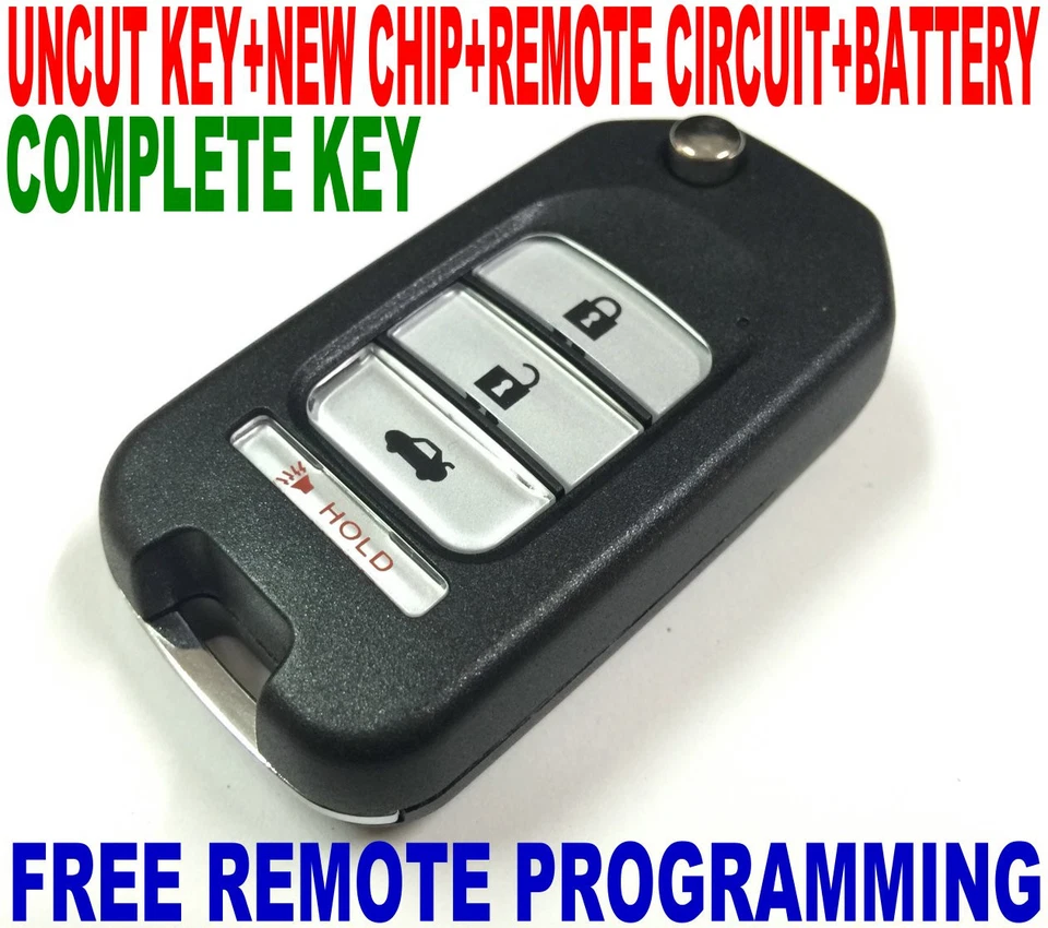 Mando a distancia con llave Switchblade para inmovilizador 2004-2008 RFID PITIDO CHIP FOB Foto 3 de 4