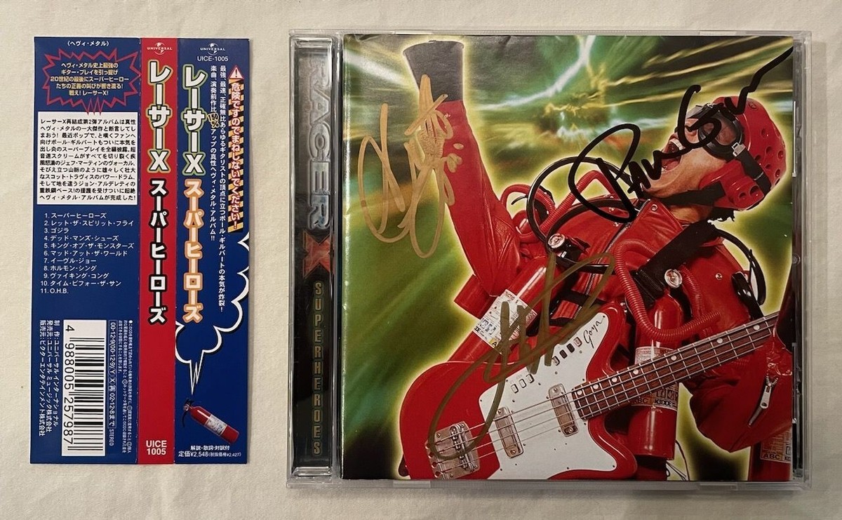 【CD】 Racer X  Superheroes Racer X - Superheroes (Japan CD w/OBI) Signed by Paul