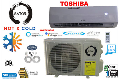 12,000 BTU Mini Split 17 SEER2 INVERTER Ultra Heat Pump with WiFi  110V