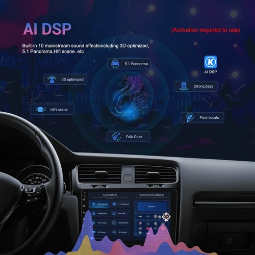 Radio estéreo para automóvil 4+64 GB 9 pulgadas 2 DIN Android 13 Carplay GPS navegación Bluetooth FM/RDS - Imagen 14 de 22