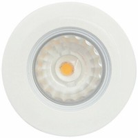 Led Spot Einbau Leuchte Weiß Dimmbar Bad Feuchtraum Mit Trafo IP44 7W 60Mm Glas