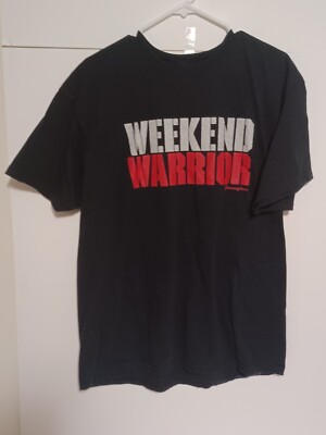 Champion Mens Weekend Warrior Black  Size X-Large  T-Shirt