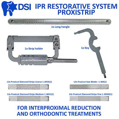 Dental ProxiStrip Restorative Strip Orthodontic IPR Interproximal Reduction