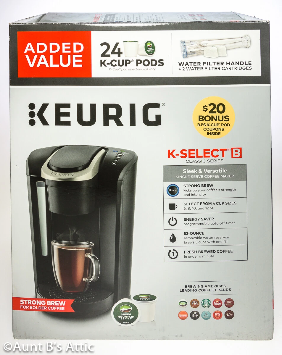 Keurig K-Select Black Programmable Single-Serve Coffee Maker at