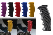 Jdm Aluminum Slotted Pistol Grip Handle Manual Gear Stick Shift Knob Shifter