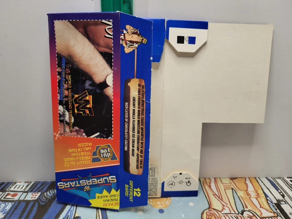 1997 WWF Good Humor Ice Cream orig box w/ card Undertaker rare - Imagem 2 de 2