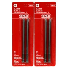 Senco EA0122 DuraSpin Pack of 4 #2 Phillips Drive Bits New for DS200 DS202 D404