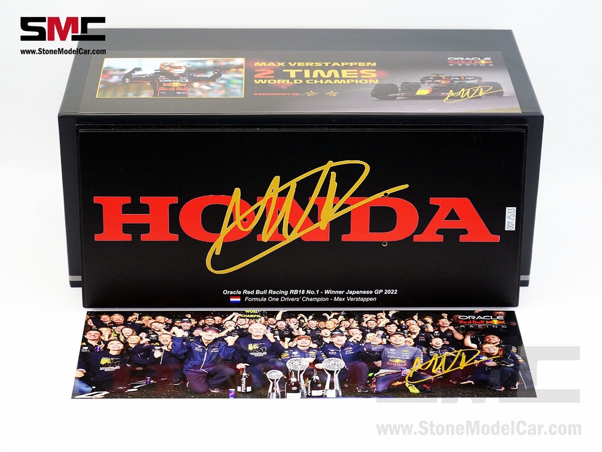 2022 F1 WDC #1 Max Verstappen Red Bull RB18 Japan GP 1:18