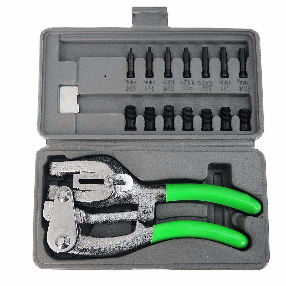 Mehrzweck Power Hole Punch Kit Locher Zangen 2~7mm Für