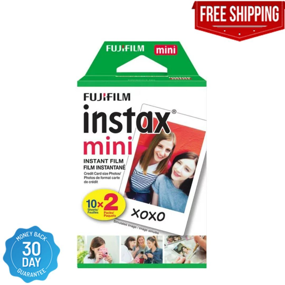 NEW Twin Pack FujiFilm Instax Mini Instant Film 20 Photos | eBay