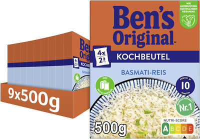 BEN'S ORIGINAL  Kochbeutel Basmati 9x500g
