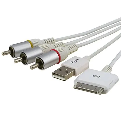 US AV Composite Video TV-RCA Cable USB for Apple iPad 1 iPad 2 iPhone iPod | eBay
