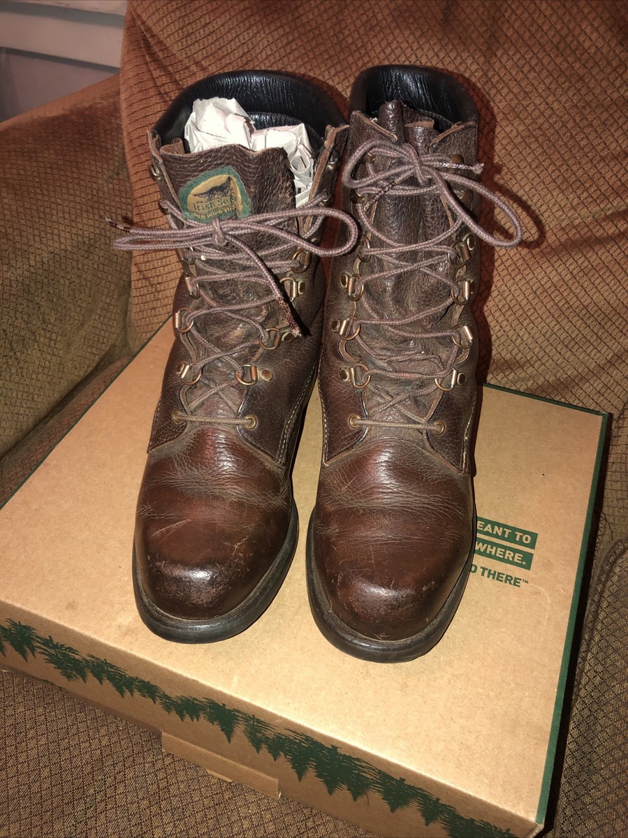 Vtg Mens Red Wing Irish Setter Work Sport Boot Leather Insulated