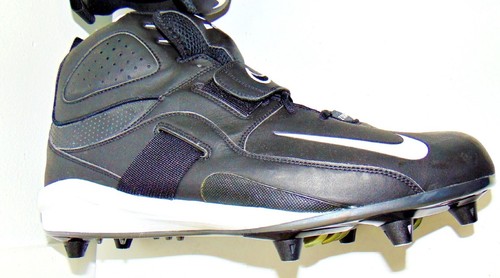 NIKE Air Zoom Boss Shark Football Sports Black Cleats Men Size 14.5 NEW - Picture 9 of 12