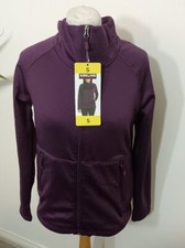 Kirkland Signature Women's Fleece Lined Full Zip Jacket Size S New Purple