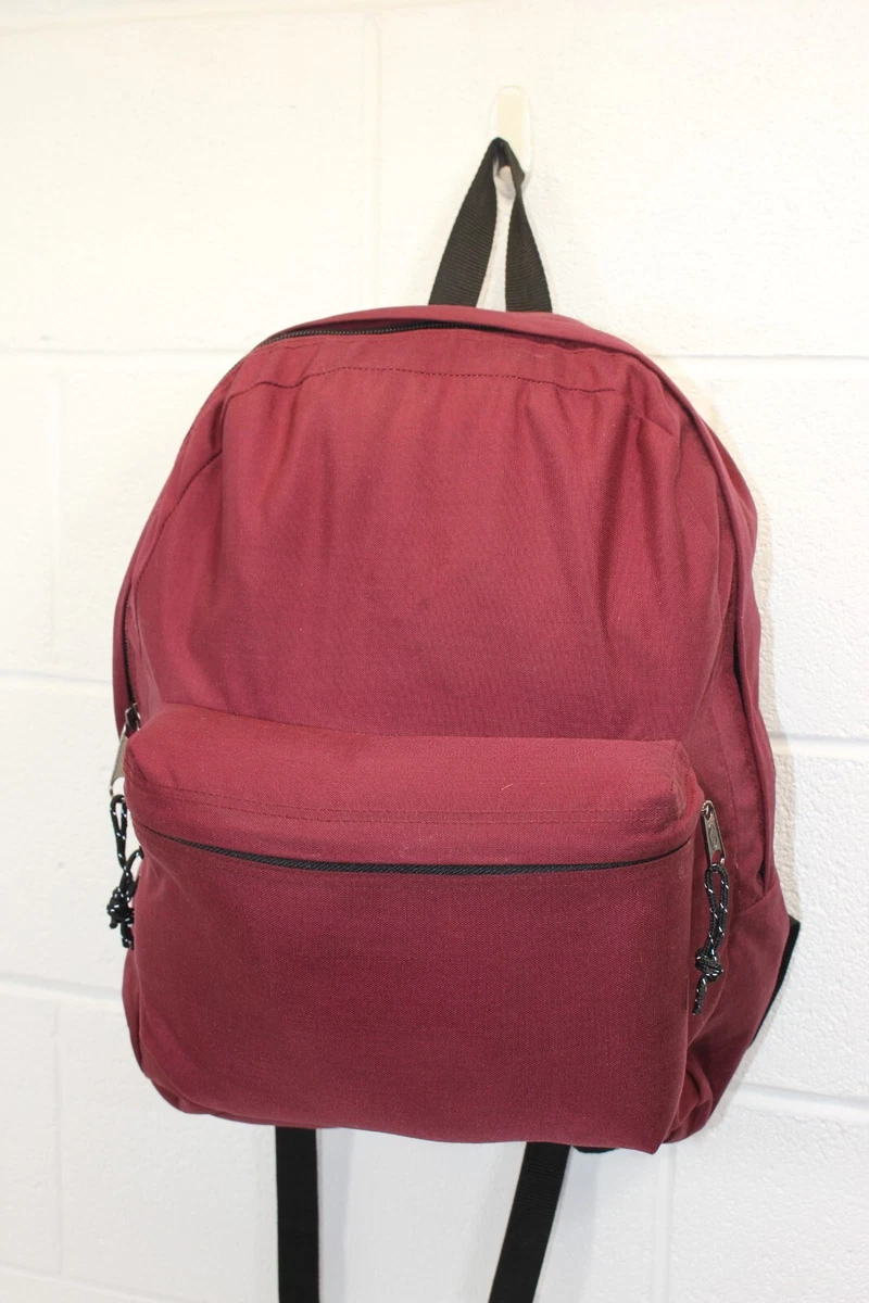 Vintage Maroon RED Eastpak Backpack USA Marty Mcfly Costume PROJECT look