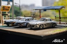 Solo 1:64 300SL Collection Diecast Toys Car Models Gifts Silvery
